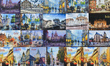 A view of different magnets with Lviv images for sale in Lviv's city center.On Monday, Ja...