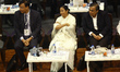 Mamata Banerjee  Chief Minister of West Bengal along Mukesh Ambani chairman, managing dire...