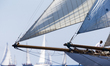 Lightwind condition for the regata for the classical yacht held  in Imperia. 