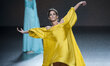 Dancer of the Ballet Nacional de Espana pose during the Duyos Fashion Show at Fashion Week...