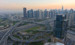 A panoramic view of Dubai Marina area at sunset, from the Media One Hotel. On Tuesday, Fe...
