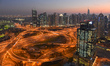 A panoramic evening view of Dubai Marina area, seen from the Media One Hotel. On Tuesday,...