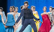 Dancer of the Ballet Nacional de Espana pose during the Duyos Fashion Show at Fashion Week...