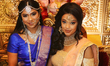 Tamil models wearing exquisite outfits during a South Indian and Tamil bridal show held in...