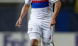 Rafael Da Silva of Olympique Lyonnais with the ball during the UEFA Europa League round of...