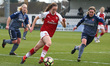 Lisa Evans of Arsenal   during SSE Women's FA Cup quarter_final match between Arsenal aga...