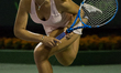 Sofia Kenin, from the USA, in action against Petra Kvitova, from the Czech Republic, durin...