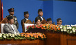 President Bidya Devi Bhandari addressing a joint session of House of Representatives and N...