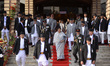 President Bidya Devi Bhandari leaves as after addressing a joint session of House of Repre...