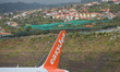 EasyJet aircraft seen grounded at Cristiano Ronaldo Madeira International Airport, as flig...