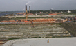  Brick-field workers playing cricket after finish their days work at their brick-field, in...