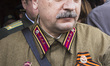 Veterans arrive to commemorate on the 73rd anniversary of the victory of the Soviet Red Ar...