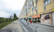 Apartment buildings are seen in the Praga district of Warsaw, Poland on June 12, 2018. The...