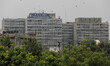 Delhi Police Headquarters can be seen from Pragati Maidan Metro Station In Delhi, on July...