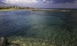 Frangokastelo beach in southern Crete island, Greece. Frangokastelo is a seaside village w...