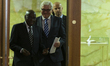 German Foreign Minister Frank Steinmeier meets the Nigerian  Foreign Minister Aminu Bashir...