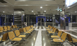 Inside Thessaloniki International Airport "Macedonia" in Greece. The area of the gates aft...