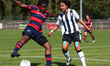 L-R Sue Kumanning of Queens Park Rangers Women and Sharna Giordani of Gillingham Ladiesdu...