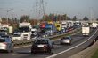 Gdansk, Poland 29th, October 2014 Repairing of the TriCity Ring Road - the main transit ro...
