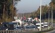 Gdansk, Poland 29th, October 2014 Repairing of the TriCity Ring Road - the main transit ro...