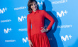 Malena Alterio attends to blue carpet of presentation of new schedule of Movistar+ at Quee...