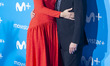 Malena Alterio and Javier Gutierrez attends to blue carpet of presentation of new schedule...