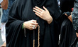 Shiite Muslim Women  mourners beat their chest during a flagellation ritual held to mark A...