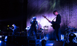 English alternative rock band The Horrors perform on stage at Hammersmith Apollo, London o...