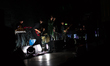 English alternative rock band The Horrors perform on stage at Hammersmith Apollo, London o...