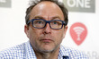 Co-founder of the online non-profit encyclopedia Wikipedia, Jimmy Wales speaks during a pr...