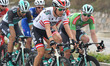 (Right - Left) Sam Bennett of Ireland and Lukas Postlberger of Austria (both Bora - Hansgr...