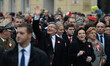 Ewa Kopacz, the Prime Minister of Poland, and President Bronislaw Komorowski, during the "...