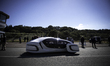 A prototype car using carbon fiber reinforced plastic (CFRP) made it's testing in Japan Cy...