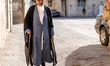 Iranian mullah walks on a street of Shiraz, Iran on September 14, 2018. 