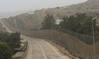 A general view of the border fence at the Morocco–Spain border in the city of Melilla, one...