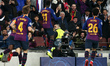 Ousmane Dembele celebration during the match between FC Barcelona and Tottenham Hotspur FC...