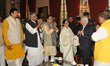 Keshari Nath Tripathi Governor of West Bengal , Mamata Banerjee Chief Minister of West Ben...