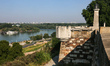 View of the Fortress in the capital of Serbia, Belgrade, that are the old citadel with the...