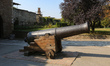 Cannons, rockets and military equipment in display in the Fortress in the capital of Serbi...