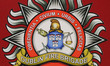 The Dublin Fire Brigade logo seen on a Fire Brigade vehicle in Dublin's city center.On Fr...