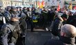 Protesters clash with members of the French anti-riot police CRS in the streets of Versail...