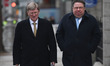 (Left-Right) Donie Cassidy, an Irish businessman and a former Fianna Fáil politician, and...