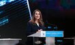 Melinda Gates, co-Chair of the Bill and Melinda Gates Foundation, addresses the "Rendez-Vo...