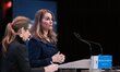 Melinda Gates, co-Chair of the Bill and Melinda Gates Foundation, addresses the "Rendez-Vo...