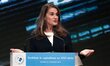 Melinda Gates, co-Chair of the Bill and Melinda Gates Foundation, addresses the "Rendez-Vo...