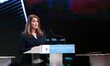 Melinda Gates, co-Chair of the Bill and Melinda Gates Foundation, addresses the "Rendez-Vo...