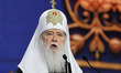 Metropolitan Filaret of Ukrainian Orthodox Church speaks during a solemn convention of her...