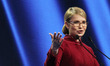 Yulia Tymoshenko, the Ukrainian politician and leader of the "Batkivshchyna" party, speaks...