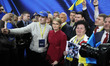 Yulia Tymoshenko, the Ukrainian politician and leader of the "Batkivshchyna" party, (C) po...