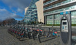 Dublin bikes station near the Convention Center. On Tuesday, January 22, 2019, in Dublin,...